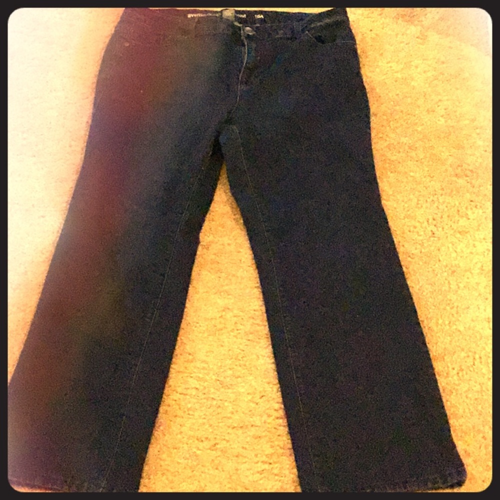 Dark wash jeans